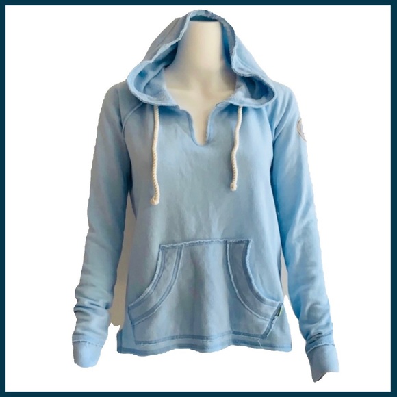 Lightweight Pale Blue Hoodie (S) - Picture 1 of 11